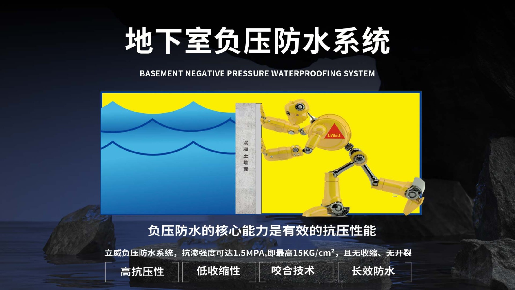 立威负压防水防潮，一站式别墅防水防潮解决方案